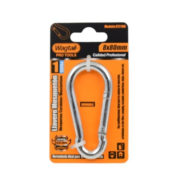 Stainless Steel Snap Hook (8 x 80 MM / 1 Pc) - Image 4