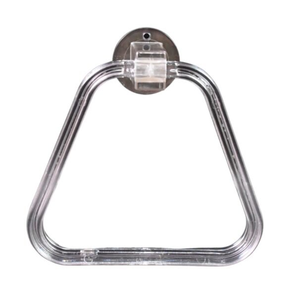 Unbreakable ABS Square Towel Ring Wall Mounted Stand / Holder (1 Pc) - Image 5