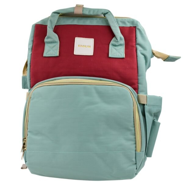 Multipurpose Large Capacity Mom's Backpack Diaper Bag (1 Pc / 17 Pocket / Big) - Image 4