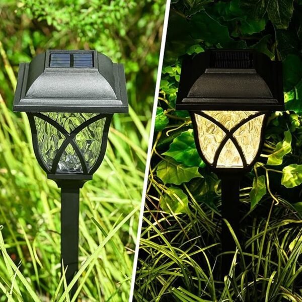 Solar Pathway Lights Outdoor Garden Lights (2 Pcs Set) - Image 3