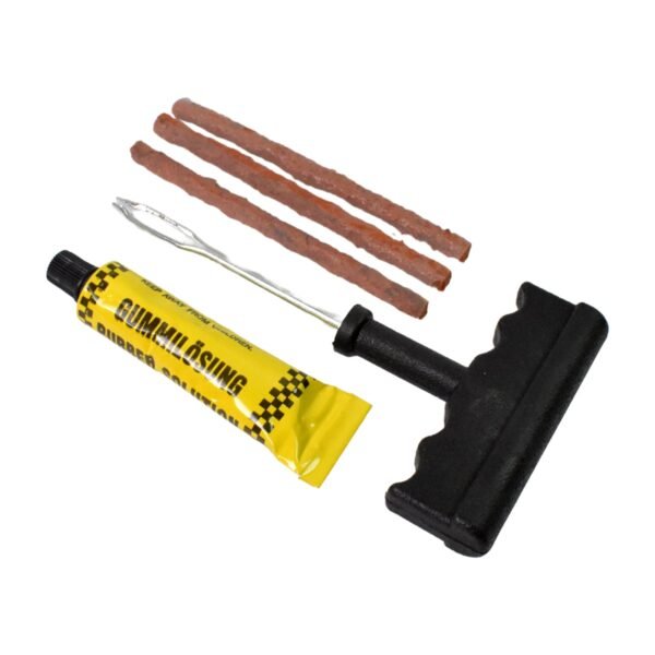 Tyre Puncture Repair Kit with 3 Seal Strips (5 Pcs Set) - Image 5