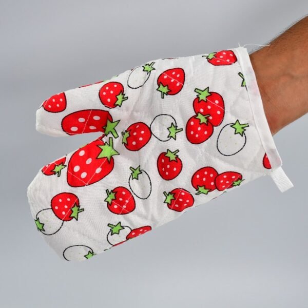 Designer Multicoloured Oven Mitt and Pot Holder - Image 3