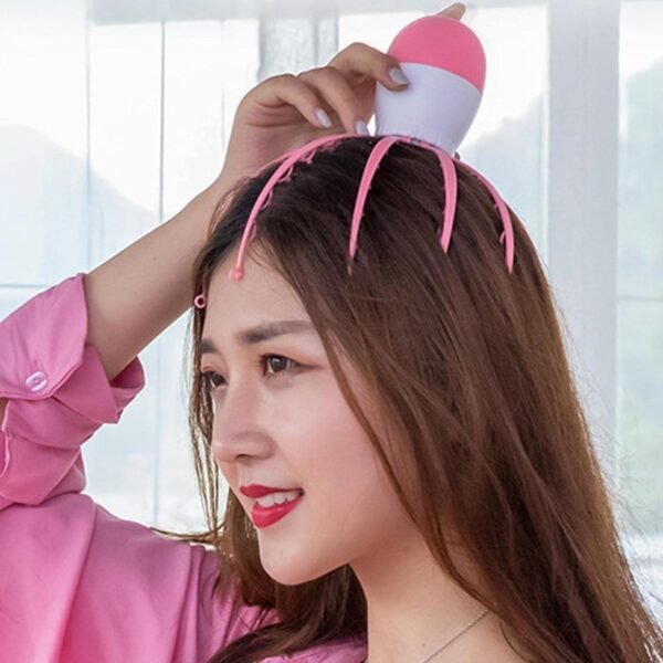 Electric Octopus Claw Scalp Massager Stress Relief Therapeutic Head Scratcher - Image 4