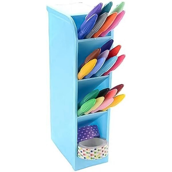 Multipurpose 4 Compartment Pen Holder Office Desktop (1 Pc) - Image 5