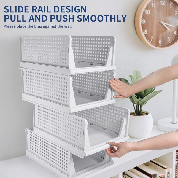 Clothes Organizer 4 layer Drawer for Wardrobe Cupboard Organizer for Clothes - Image 5