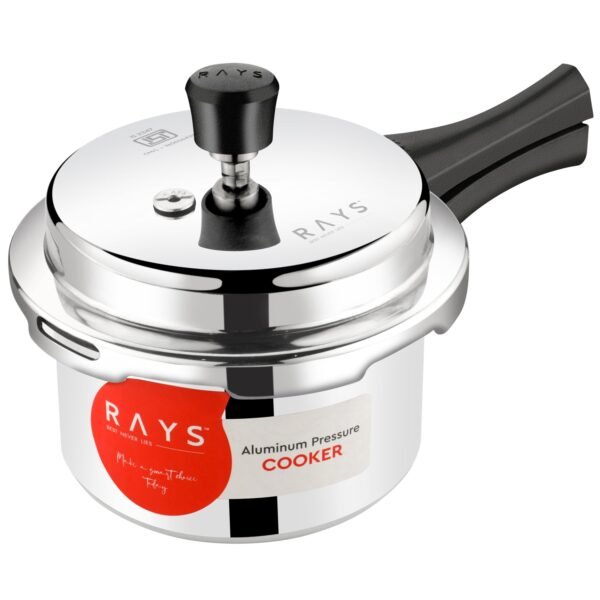 Aluminium Rays Aura Pressure Cookers With Outer Lid (3.5 Litres / 5-Year - Image 5