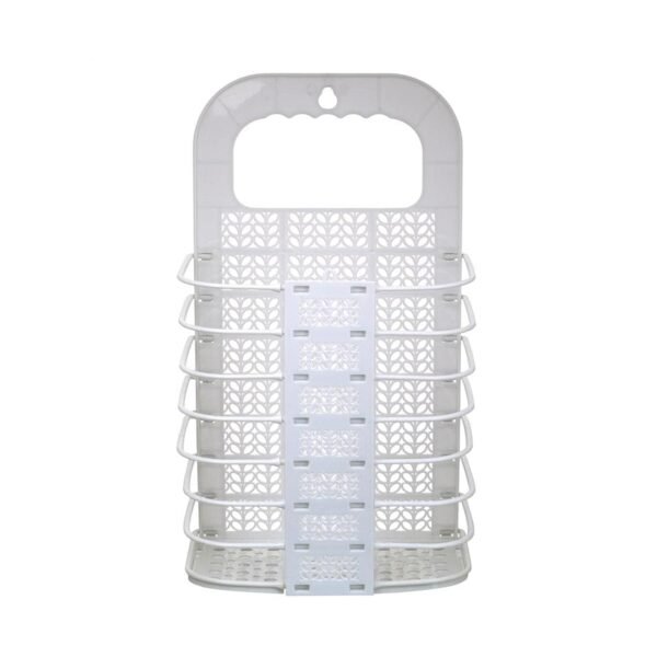 Wall Hanging Laundry Basket Clothes Hanger Dirty Hamper Clothes Storage Hook - Image 4