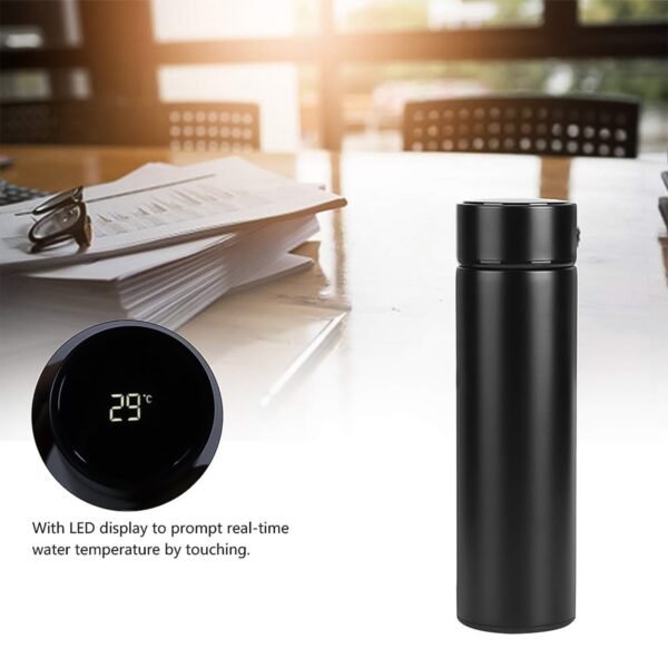 Thermal Coffee Carafe Tea Pot & Water Bottles, with LED Display (Bottle 500 ML - Image 3