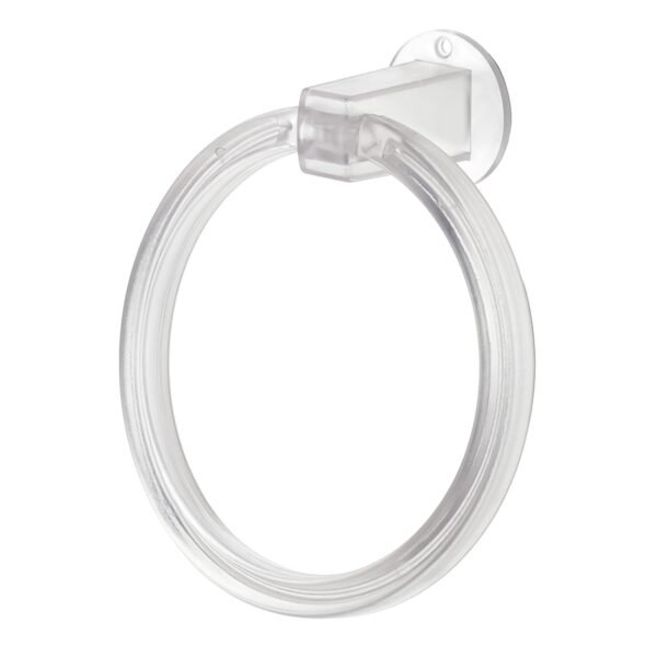 Unbreakable ABS Round Towel Ring Wall Mounted Stand / Holder (1 Pc) - Image 5