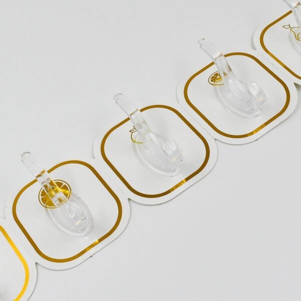 TRANSPARENT ADHESIVE WALL HOOK (6 PCS SET) - Image 5