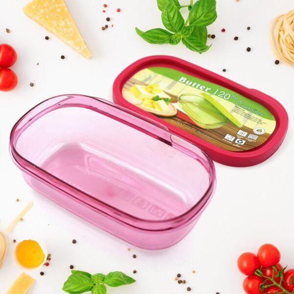 Butter Container, PP Butter Storage Box Easy to Take Portable Large Capacity