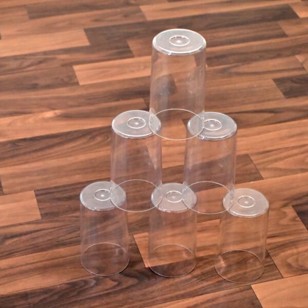 Ganesh Classic Plastic Glass Set of-6 (Each Glass 350ml) - Image 4