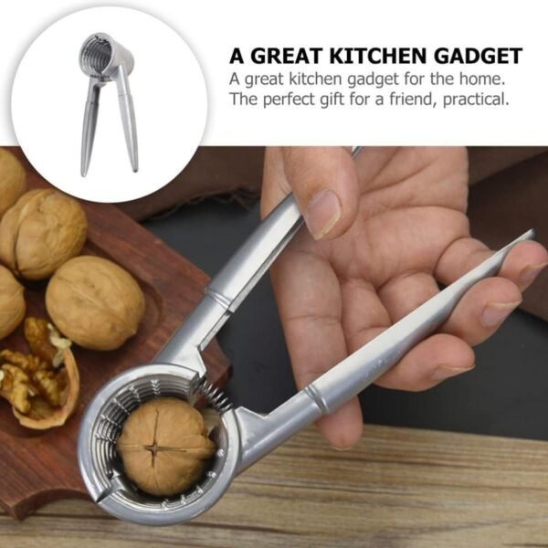 Luxury Stainless Walnut Cracker ? Portable Nut Cutter & Bottle Opener for Nuts - Image 4
