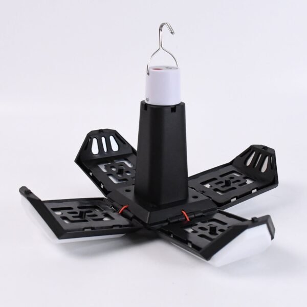 Foldable Camping Light USB Rechargeable LED Lamp with Hanging Hook (1 Pc) - Image 3