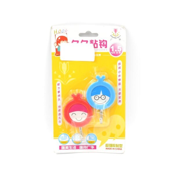 Multipurpose Self-Adhesive Hooks (2 Pc): Heavy Duty, Waterproof, Bathroom, - Image 5