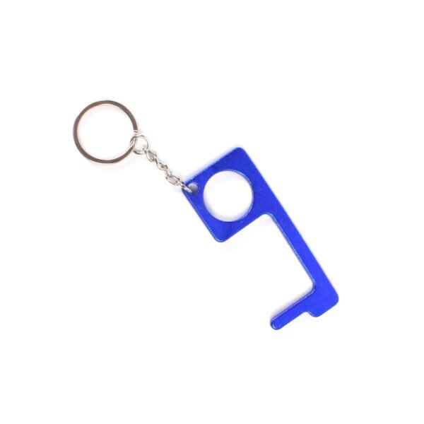 Metal Key Shape Keychain, Door Opener Tool (1 Pc) - Image 5