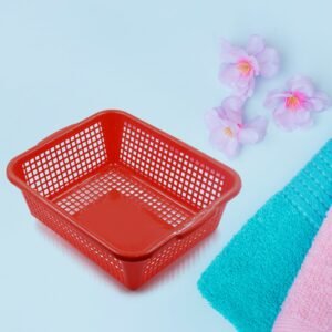 Plastic Kitchen Medium Size Vegetables and Fruits Washing Basket Dish Rack