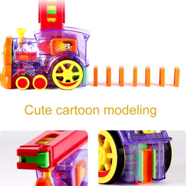 Transparent Funny Train Engine Block Set ? 60-Piece Music & Lights (Batteries - Image 5