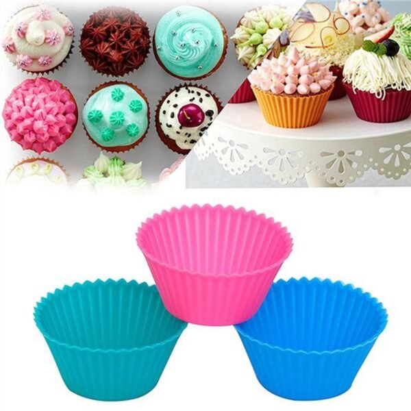 Silicone cupcake Shaped Baking Mold Fondant Cake Tool Chocolate Candy Cookies - Image 4