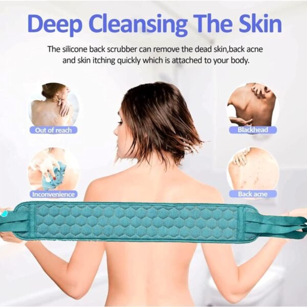 Bath Shower Scrubber Set ? Dual-Sided Loofah Sponge & Bath Brush for Deep Clean - Image 4