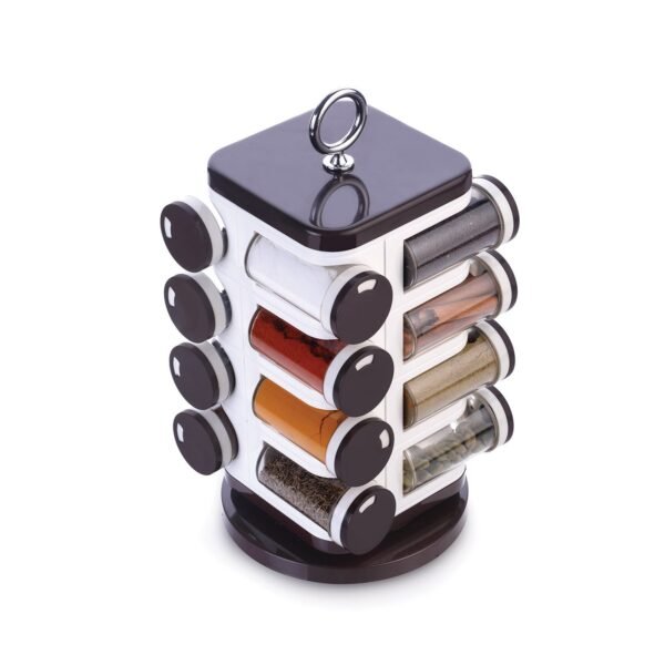 Ganesh Multipurpose Revolving Spice Rack With 16 Pcs Dispenser each 100 ml - Image 4