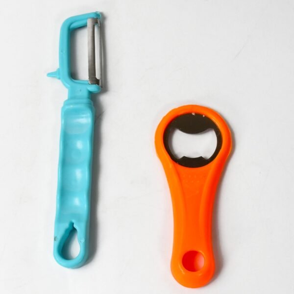 Vegetable Fruit Peelers Slicer & Bottle Opener, Kitchen Peeler For Veggie Fruit - Image 4
