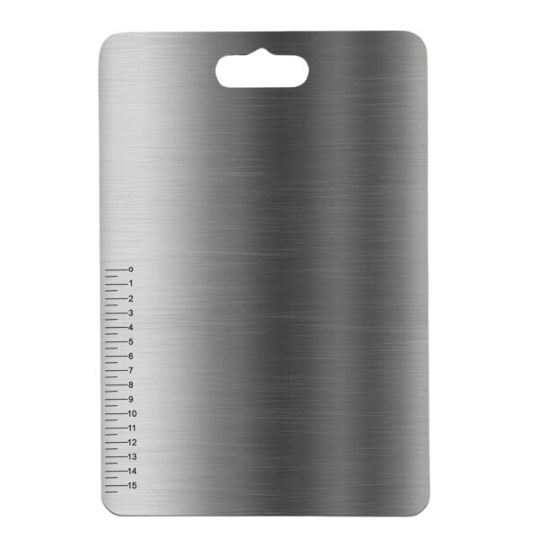 Stainless Steel Vegetable & Fruit Cutting Chopping Board (31 x 20 Cm / 1 Pc) - Image 5