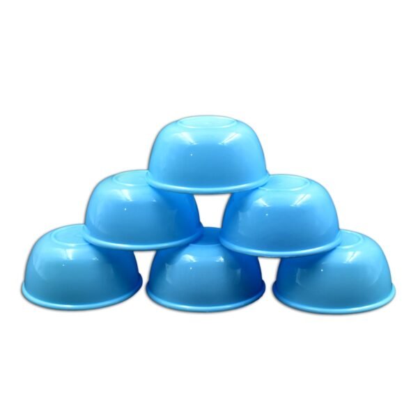 Small Plastic Bowl Set, Microwave Safe Unbreakable, Set of 6 - Image 4