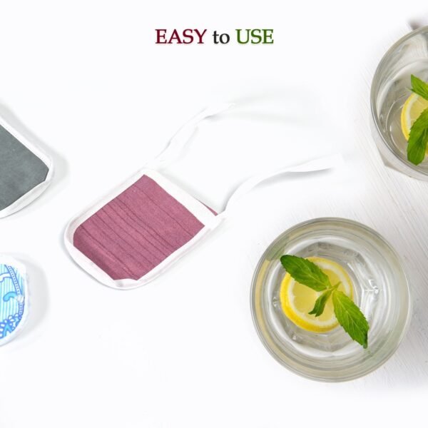 Reusable Cotton Water Filter Cover - Image 2