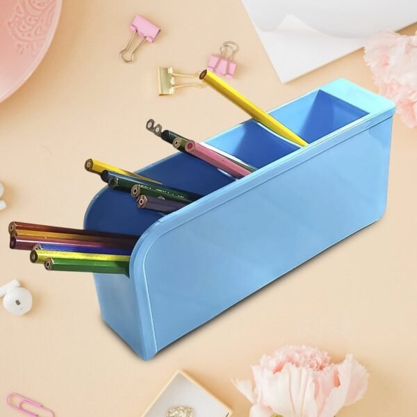 Multipurpose 4 Compartment Pen Holder Office Desktop (1 Pc) - Image 3