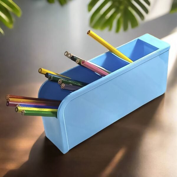 Multipurpose 4 Compartment Pen Holder Office Desktop (1 Pc) - Image 4