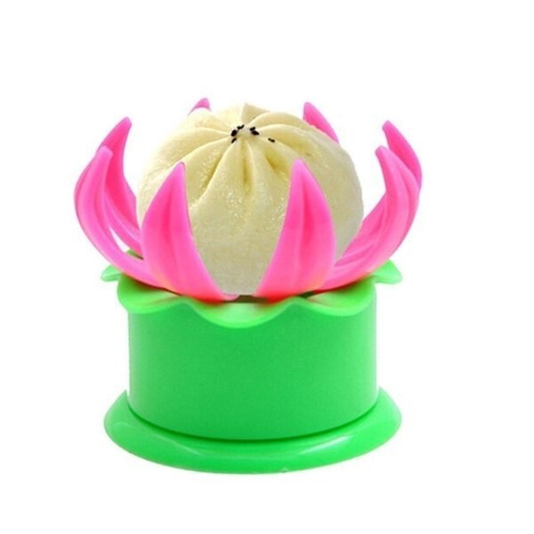 Momos maker Plastic Mold and Filling Spoon Cooking Tools Set Steamed Stuffed - Image 4