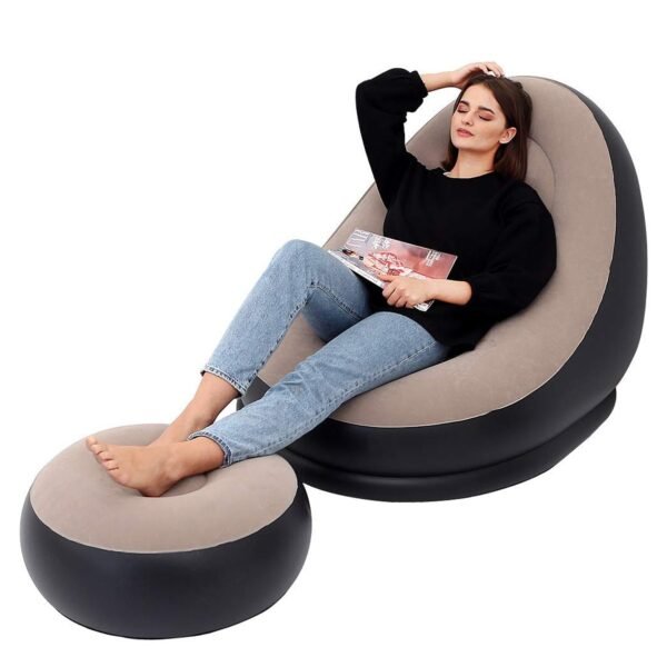 Portable Indoor/Outdoor Air Sofa, couch & Pump - Image 5