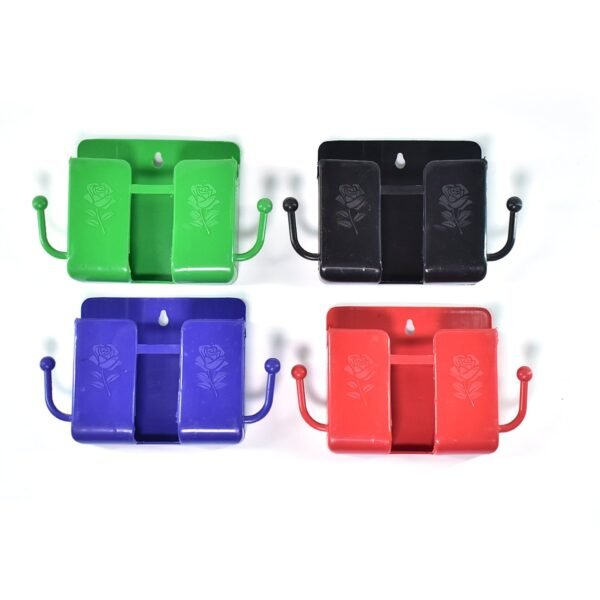 Wall Mounted Storage Box / Remote Storage Organizer Case with 2 Side Hanging - Image 4