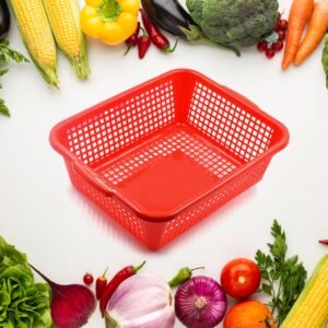 Multipurpose Drain Basket Shelves Fruit and Vegetable Washing Basket