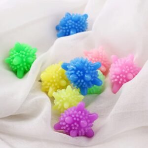Soft Star Laundry Dryer Balls ? 10-Piece Multi-Color Clothes Softener