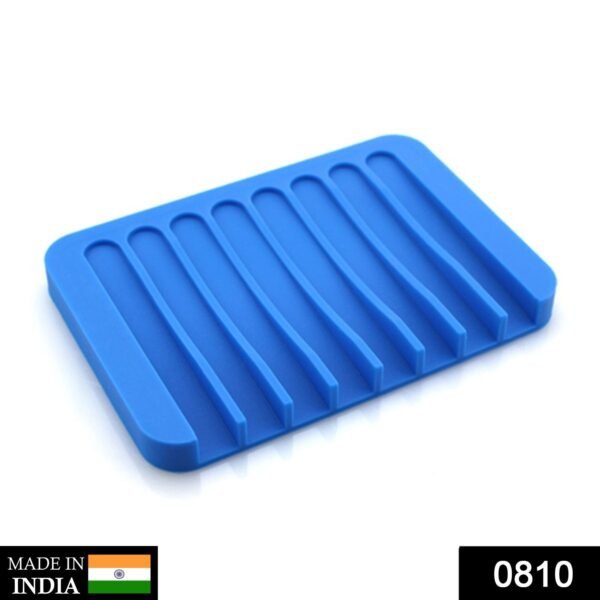 Silicone Soap Holder Soap Dish Stand Saver Tray Case for Shower - Image 2