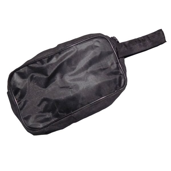 Portable Travel Hand Pouch / Shaving Kit Bag for Multipurpose Use (Black) - Image 5