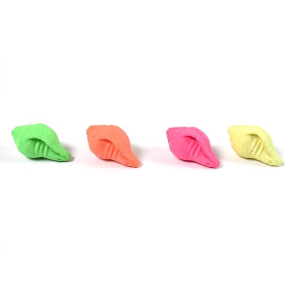 Shankh Shape Eraser Rubber (1 Pc / Mix Colour & Design) - Image 5