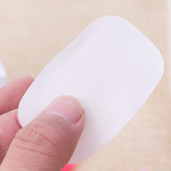 Travel Paper Soap Sheet with Mini Box (20 Sheets in a Pack Approx / Mix Color) - Image 5