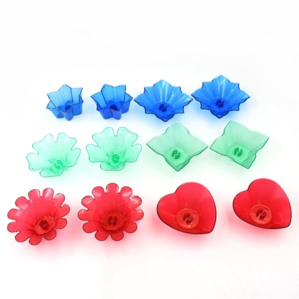 Magical Reflection Diya Set with 6 Attractive Design Cup Set Of 12 Pieces - Image 5