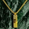 Golden Ram Naam Locket With Chain (1 Pc) - Image 4