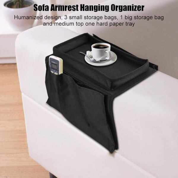 Sofa Arm Rest Hanging Storage Bag, Storage Bag for Sofa Ideal for Sorting - Image 3