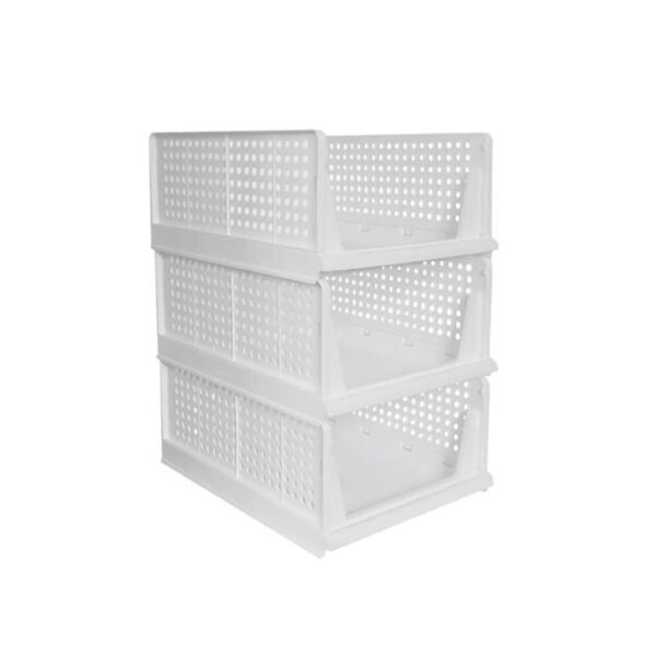 3 Layer Clothes Organizer for Wardrobe Cupboard Organizer for Clothes Foldable