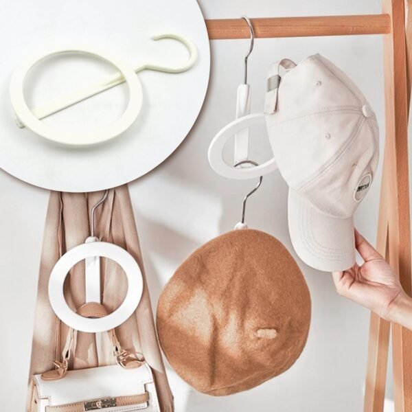 Plastic Circle Hanger for Hats, Towels & Bags (1 Pc) - Image 5