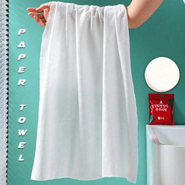 Compressed Towels Portable Disposable Compressed Cotton Coin Tissue Towel for - Image 2