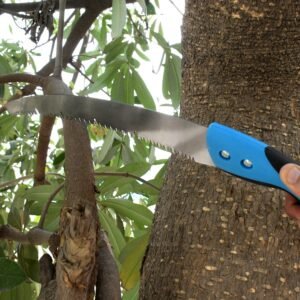 20-Inch High Carbon Steel Pruning Saw ? Sharp Teeth, Cover Included, Ideal for