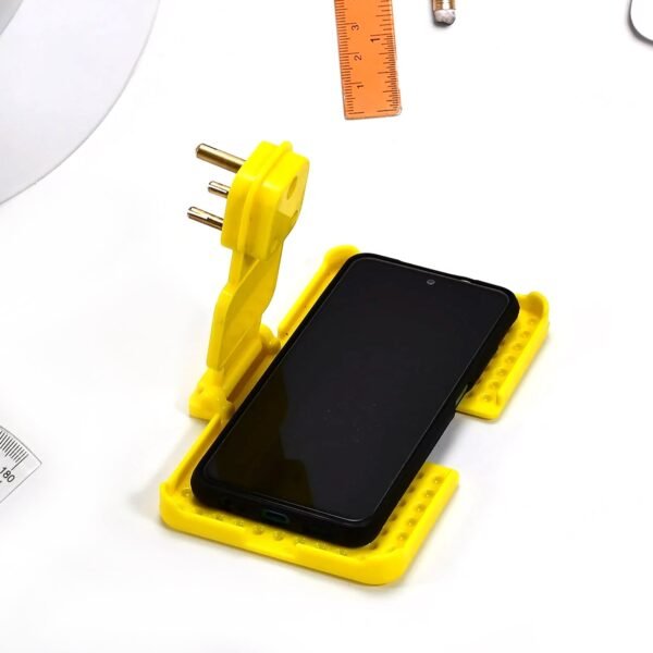 Multi-Purpose Wall Holder Stand for Charging Mobile, Just Fit in Socket and - Image 5