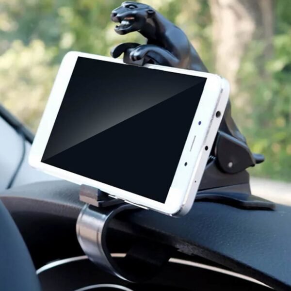 Jaguar Leopard Shape Plastic Phone Clip, Mobile Phone Holder For Car Use - Image 3