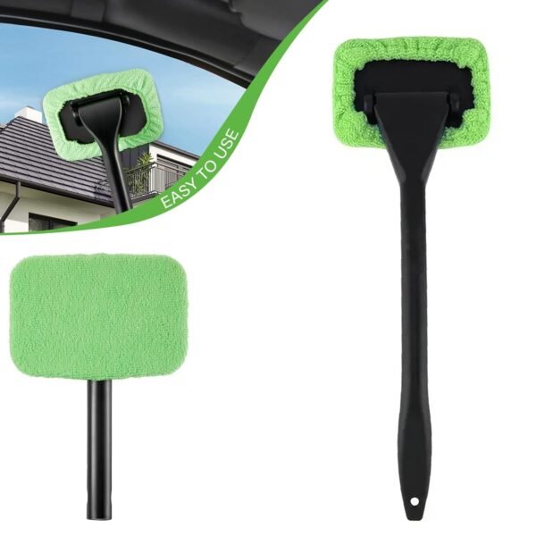 Windshield Clean Car Glass Cleaner Wiper With 1 Extra Microfiber Cloth (1 Pc / - Image 3